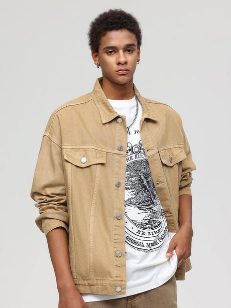 Liber Summer Neutral wear Pocket decoration Solid Color Jackets