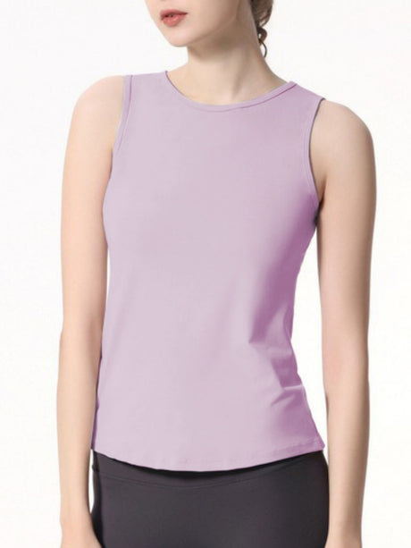 Quick-drying Cover-up Drawstring Open Back Sports Vest