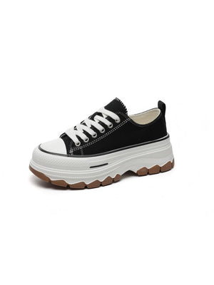 Women's Canvas Thick-soled Casual Sneakers