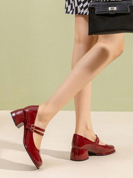 Chunky Mary Jane Shoes