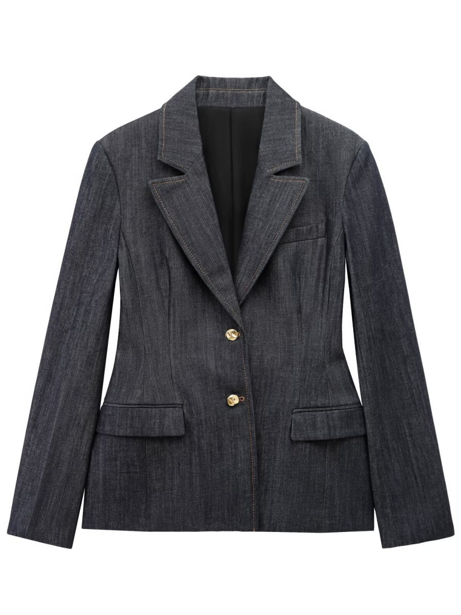 Waist-cinching Suit Jacket