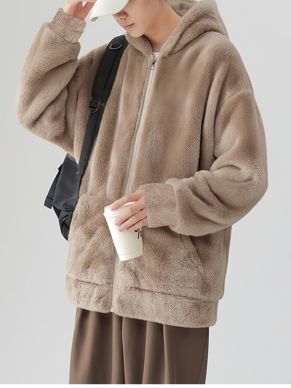 Arctic Velvet Leisure Sports Outdoor Hooded Thickening Coat