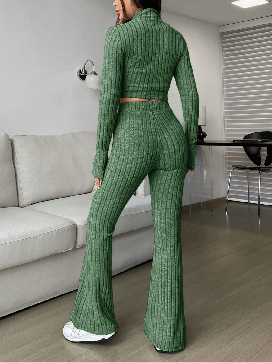 Liber Autumn Women's Zipper 2-piece Sets