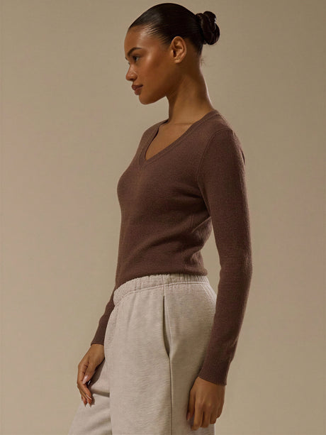 Warm V-neck Sweater