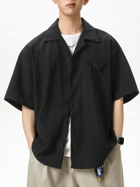 Cuban Territory Lightweight Breathable Linen Texture Shirts