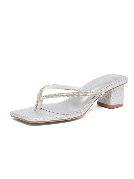 Women's High-heeled Sandals With Flip-flops