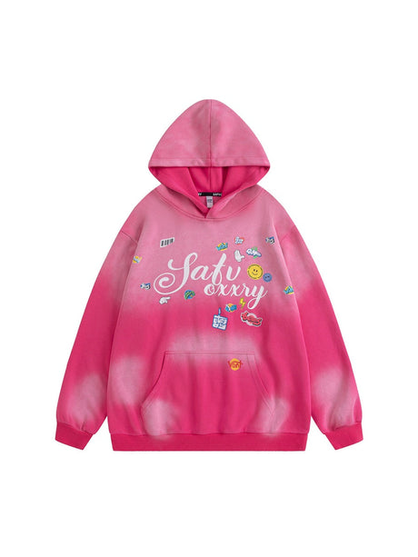 Liber Autumn Neutral wear Inkjet Printing Letter Sweatshirts&Hoodies