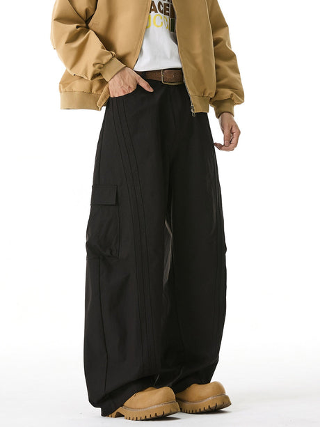 Liber Autumn Men's Solid Color Pants