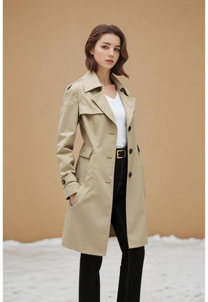 Straight Mid-length Trench Coats