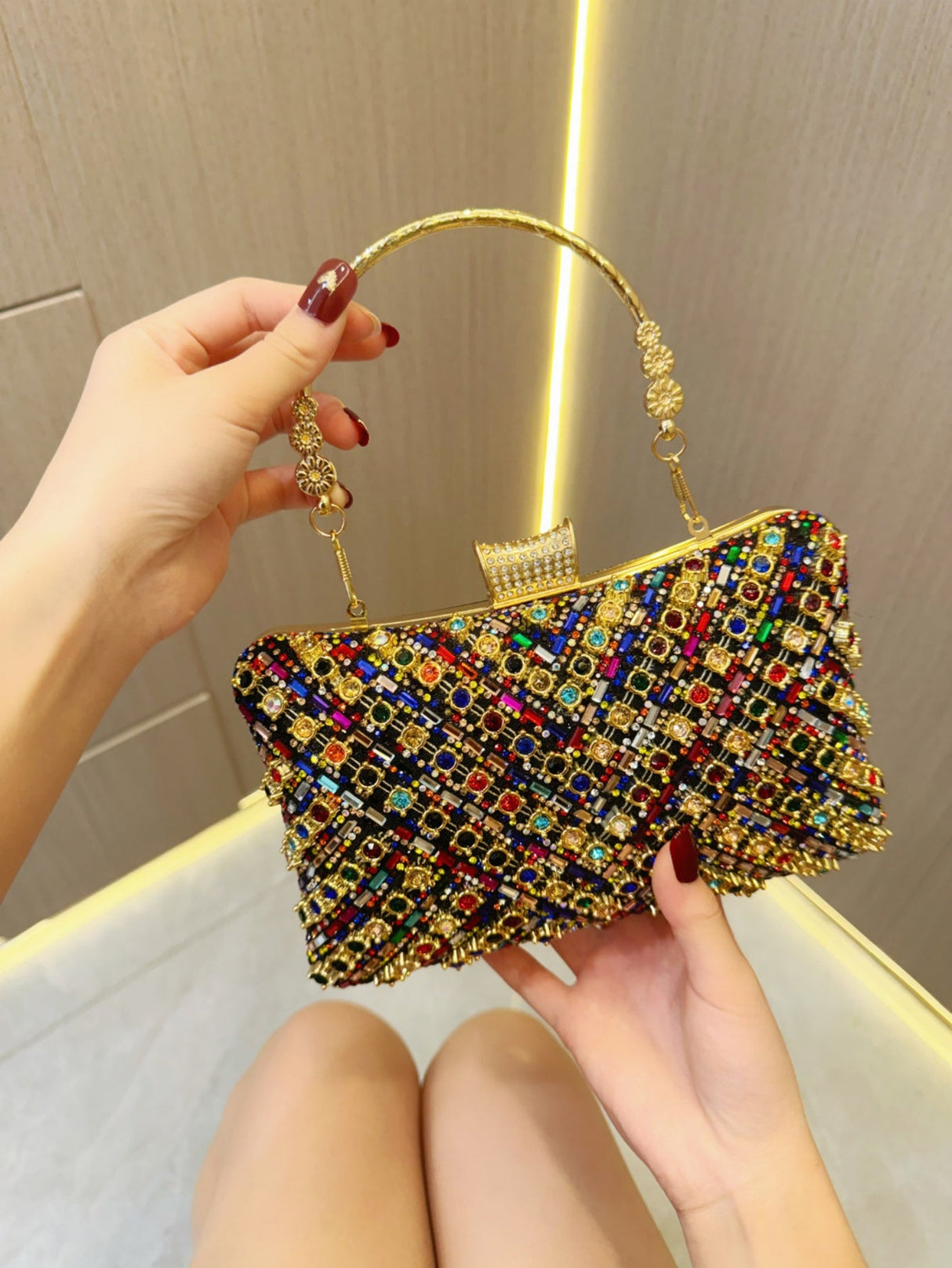 Liber Four Seasons ACC Diamond Box Bag