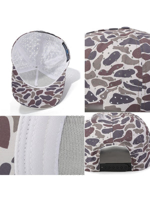 Retro Camouflage Unstructured Sunscreen Baseball Cap