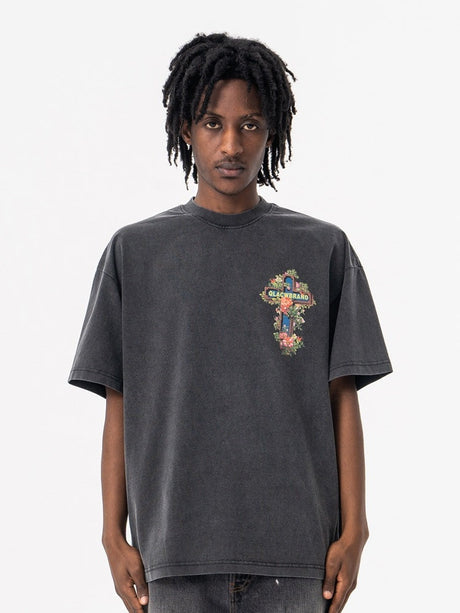 Liber Summer Men's Printed Letter T-shirts