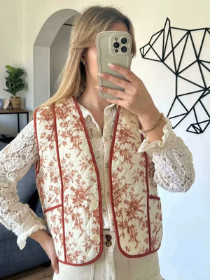 Liber European and American style Women's Printed Vests