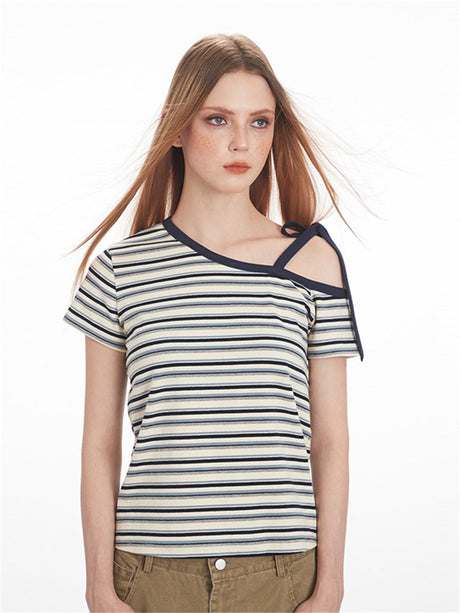 Liber Summer Women's Stripes Stripes/Plaid T-shirts