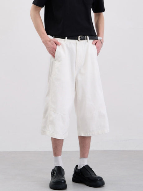 Loose-fit Wide-leg 7 Points Shorts