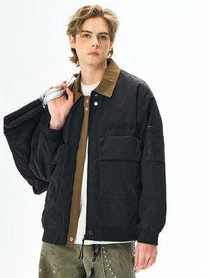 Liber Autumn Men's Color matching Jackets