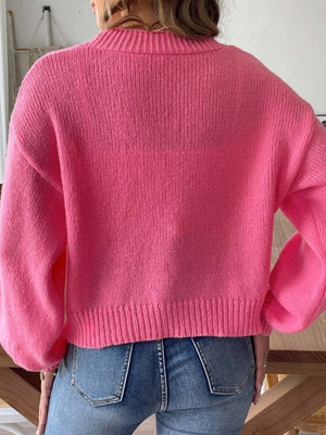 Buttons Pink Cardigans