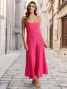 Piping Camisoles Maxi Dresses