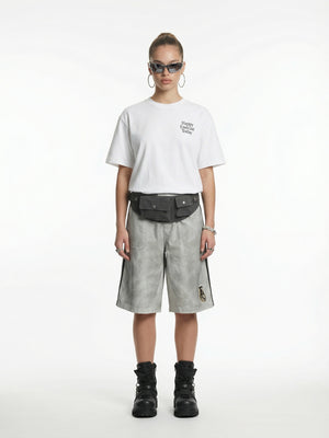 Imitation Embroidery Printed T-shirts