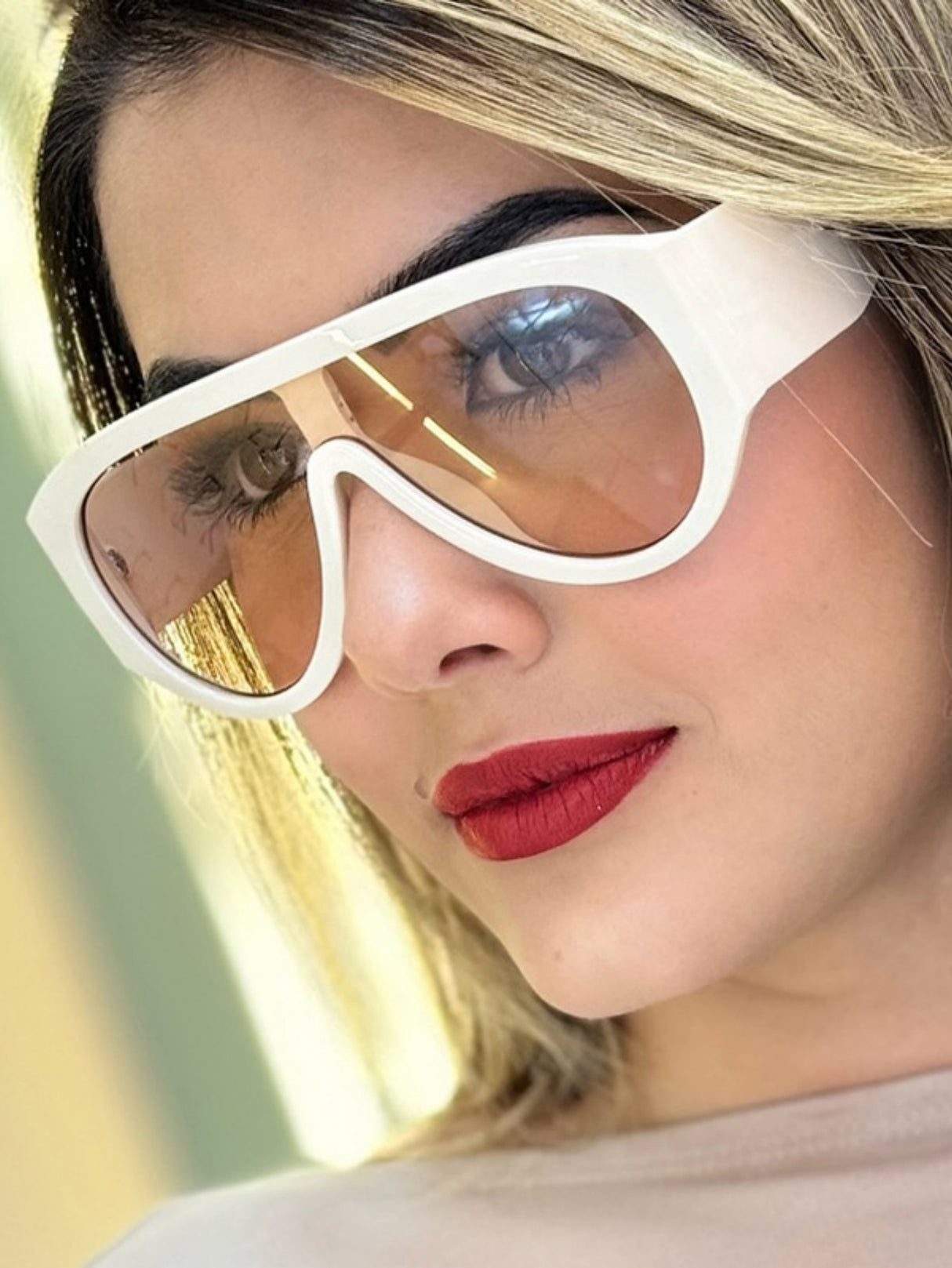 Full-rimmed Aviator Sunglasses