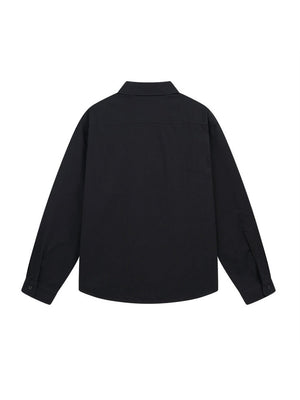 Liber Autumn Neutral wear Printed Letter Shirts