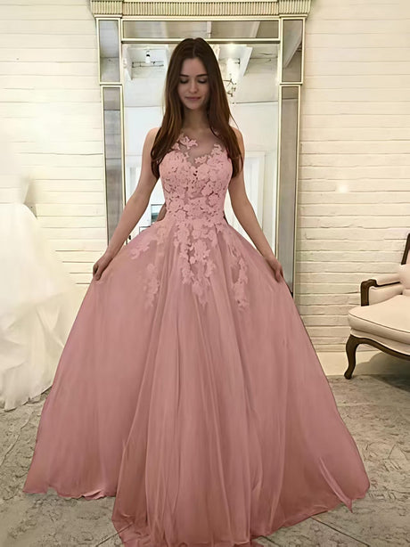 Robe de mariée maxi sans manches à fleurs en dentelle