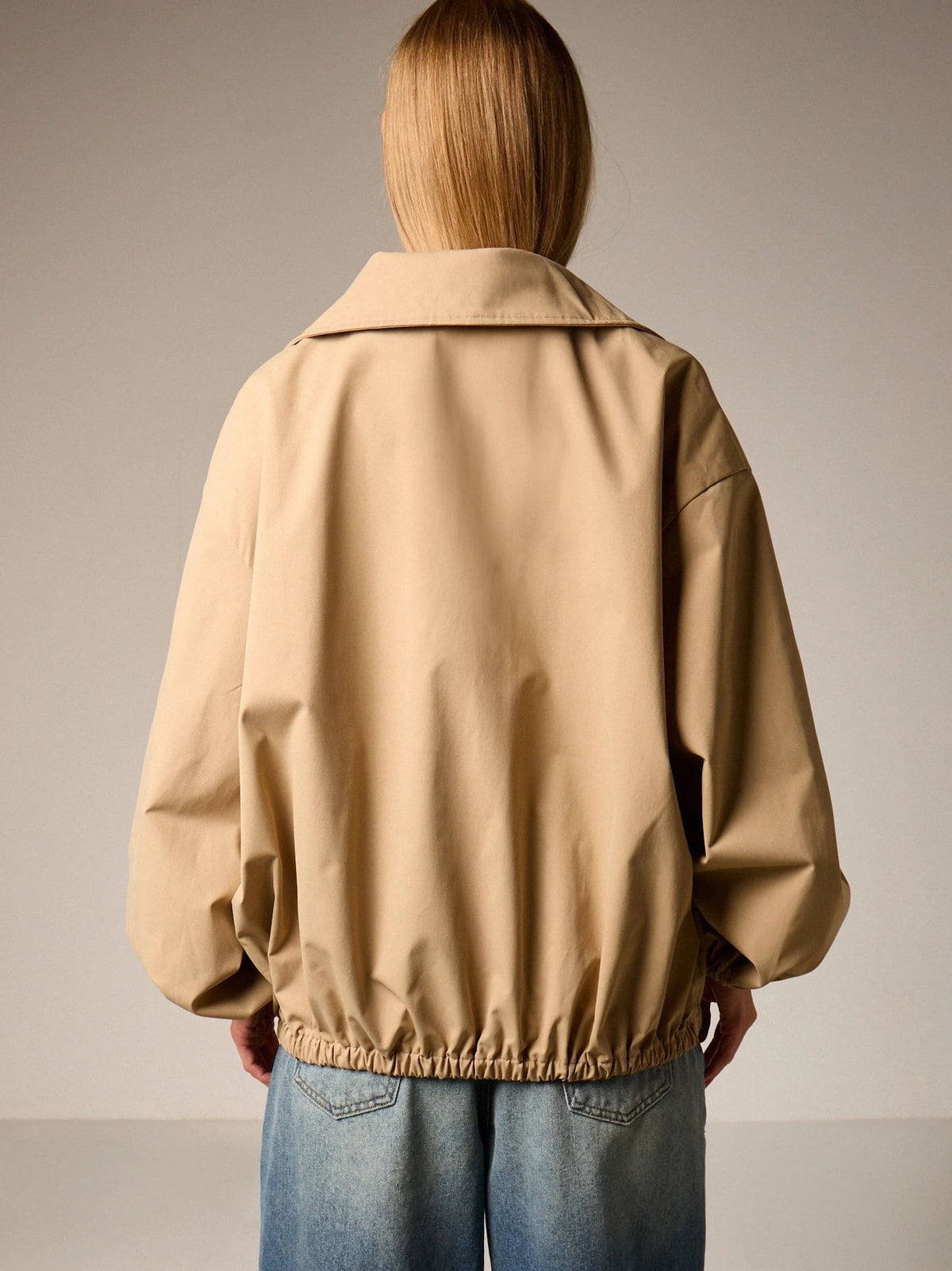 Workwear Style Long-sleeved Coat