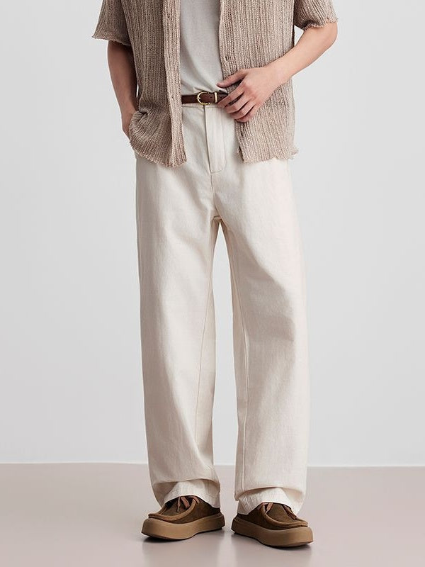 Loose-fit Drape Patchwork Pants
