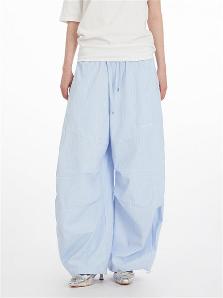 Liber Summer Women's Color matching Letter Pants