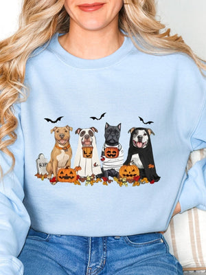Halloween Pullover Printed Sweatshirt