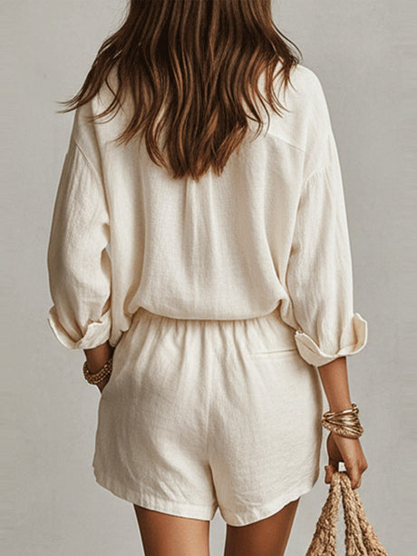 Lazy Style Shirts Shorts Set 2-piece Sets