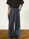 Stereo Gathering A Wide-leg Dress Pants Pants