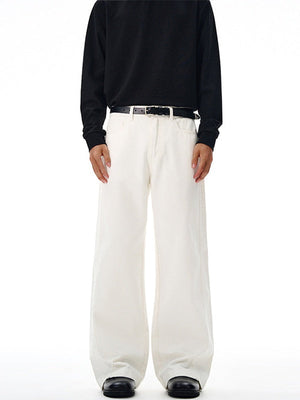 Liber Autumn Men's Pocket decoration Solid Color Pants