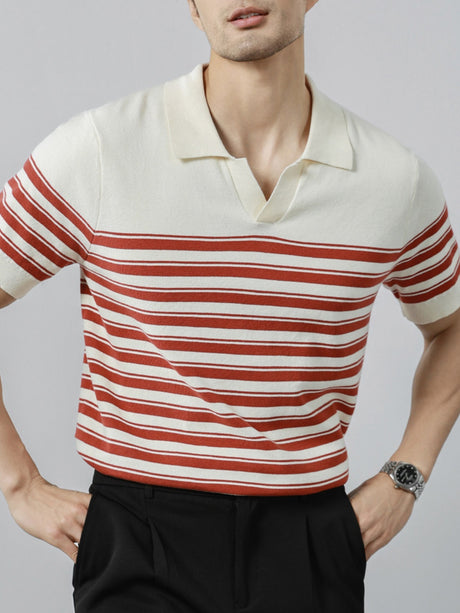 Stripes Old Money Style Polo Shirts
