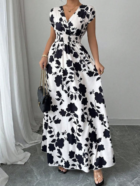 Hit Flowers Plants And Flowers Maxi Dresses