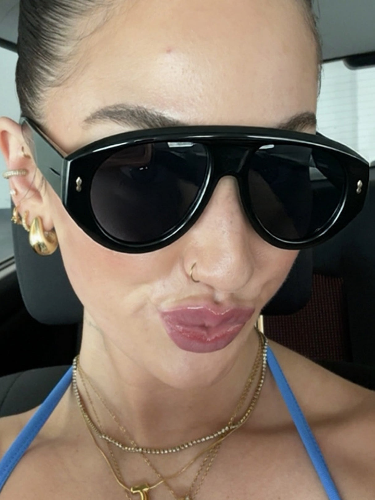 Full-frame Irregular Sunglasses