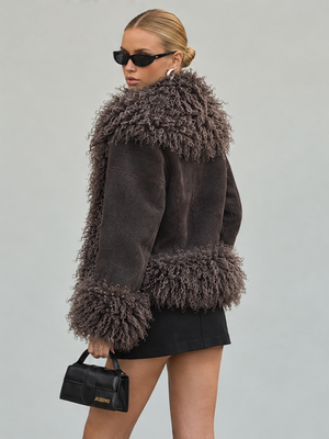 Fur Patchwork Jacket