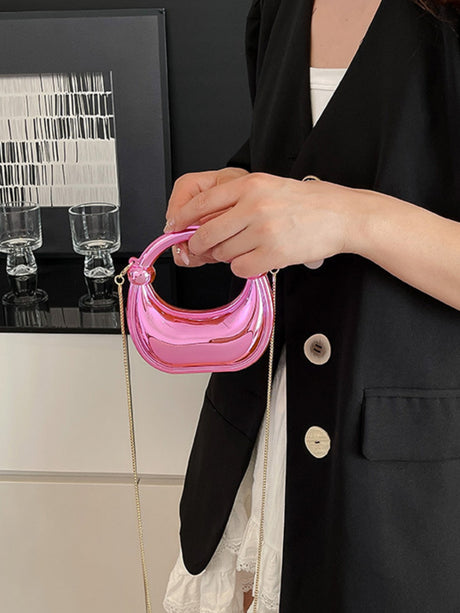 Chain Banquet Wristlet Rope Knot Handbag Acrylic Crossbody Bag