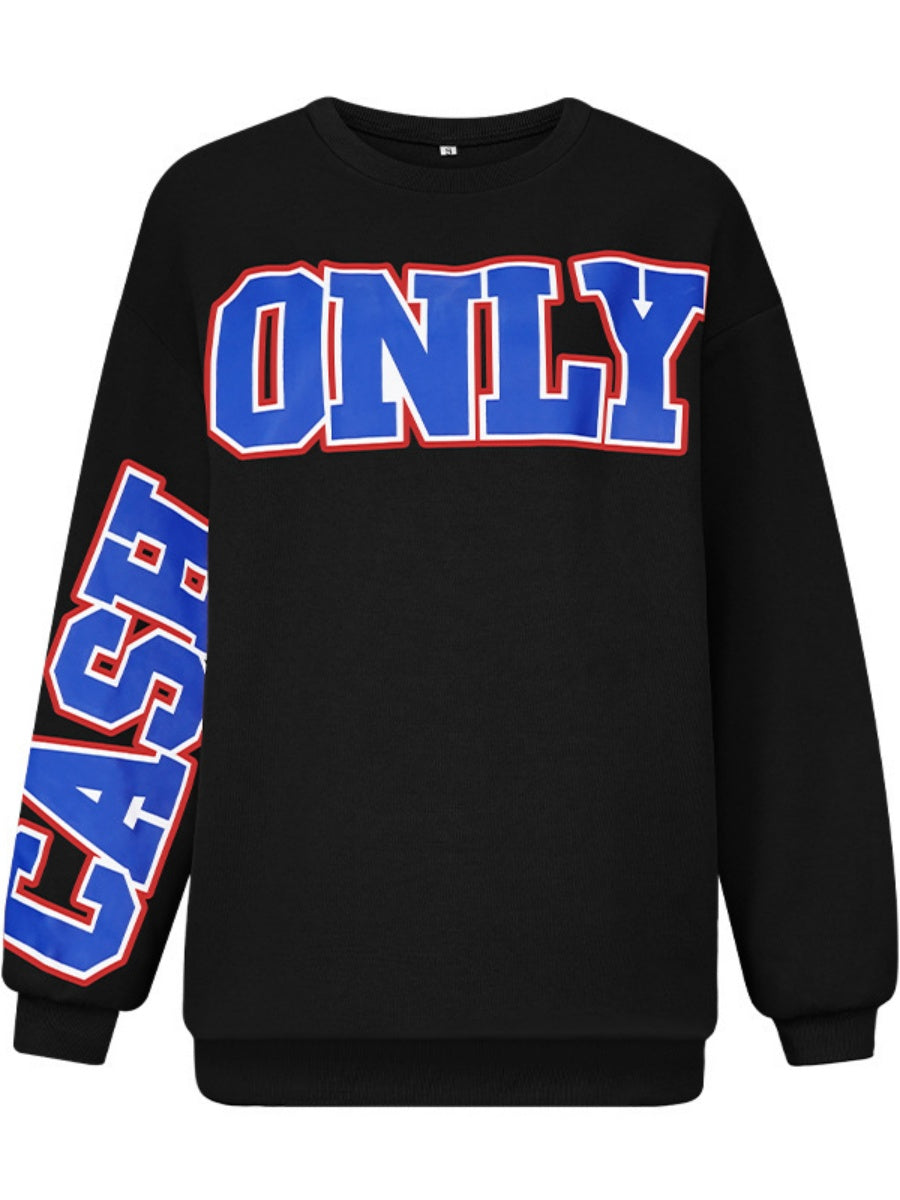 Liber Autumn women's long-sleeved pullover sweatshirt