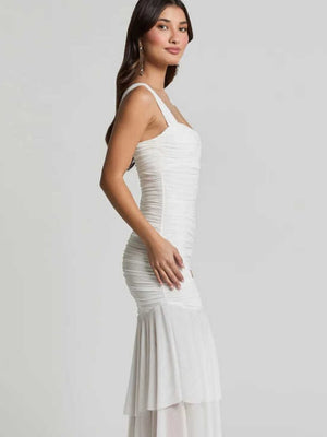 Liber Spring Women's Mesh Maxi Dresses