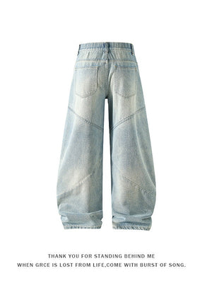 Straight Machete Whitening Jeans