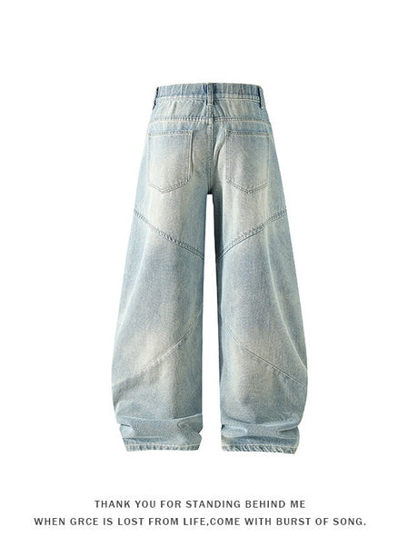 Straight Machete Whitening Jeans