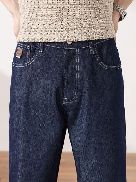 Retro Washed Straight-fit Jeans
