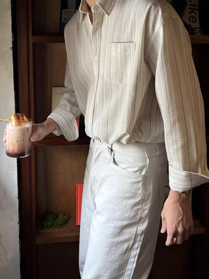 Stripes Leisure Non-iron Shirts