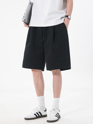 Simplicity Loose-fit Five Points Sweatpants Shorts