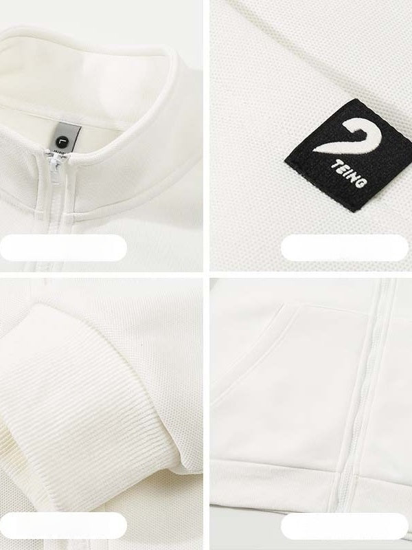 Thickening Fleece Keep Warm Stand Collar Zipper Jackets