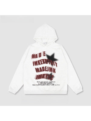 Liber Autumn Neutral wear Printed Star Sweatshirts&Hoodies