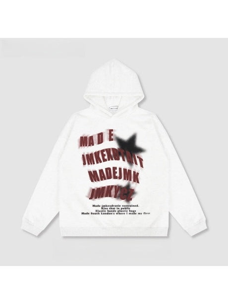 Liber Autumn Neutral wear Printed Star Sweatshirts&Hoodies