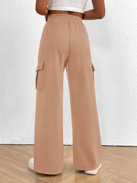 Loose-fitting Wide-leg Casual Trousers