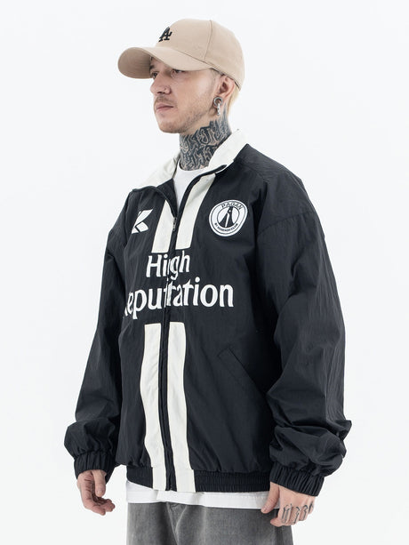 Zipper Jacket Stand Collar Cardigan Coat